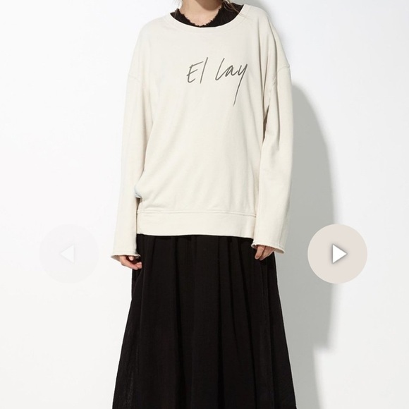 Raquel Allegra 'El Lay' Crewneck Sweatshirt - Picture 2 of 12